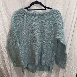 Aqua blue knit sweater Zara size M